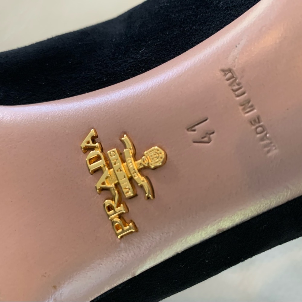 Prada Black Suede Pumps - Picture 9 of 11